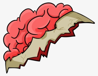 Buy Comic Artwork For Ui Graphic Assets - Zombie Brain Cartoon Png