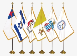 Indoor Religious Flag Sets