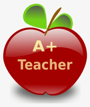 Png Teacher Apple Clipart - Teacher Apple