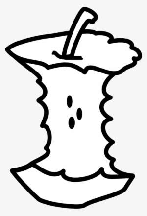Clipart - Another Apple - Apple Core Clipart