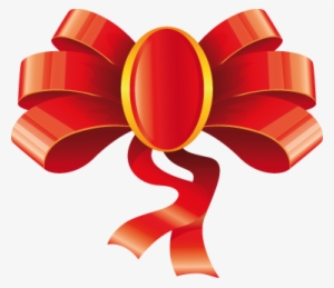 Gift Ribbon Bow Sticker - Christmas Ribbon Vector