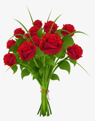 Red Flower Clipart Marriage Flower - Flowers Roses Buke Png