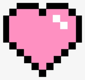Black And White Pixel Heart