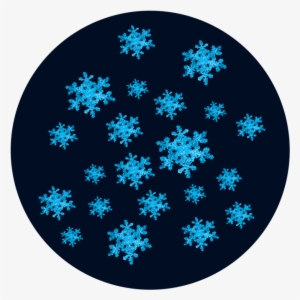Winter Snowfall - Winter Snowfall - Apollo Glass Gobo #c2-1000