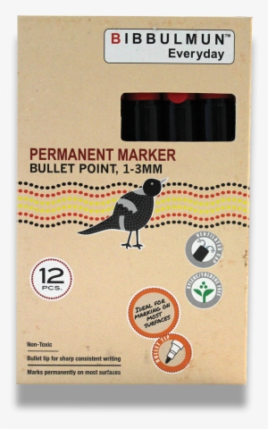 Bibbulmun Permanent Markers Have A Bullet Tip For Smooth - Black Cat