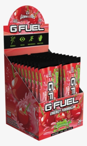 Sour Cherry Box - Gamma Labs G Fuel Tropical Rain 20 Packs