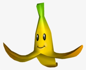 Ssbb Sticker Banana Peel - Mario Kart Double Dash Banana