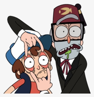 Rick Sanchez Cartoon Vision Care Fictional Character - Gravity Falls Rick And Morty Animation