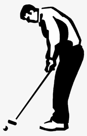 Vector Illustration Of Sport Of Golf Golfer Putts Golf - Illustration