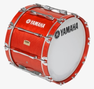 Red Bass Drum Png - Yamaha Field Corps Bass Drums