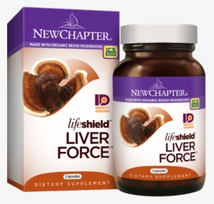 Lifeshield Liver Force Bottle And Packaging - New Chapter Lifeshield Mind Force 60 Capsules