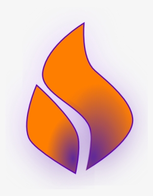 Purple And Orange Flame
