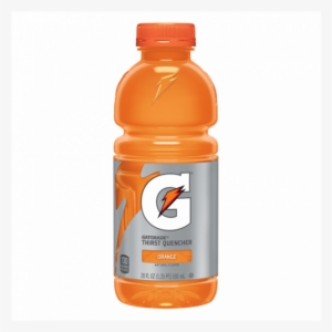 Orangey Fruit Punch / Red - Gatorade Orange 20 Oz Plastic Bottles Pack