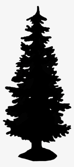 Christmas Tree Silhouette Png, Christmas Tree Silhouette - Clipart Fir Tree Silhouette