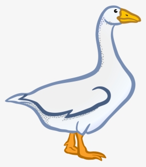 Clipart Goose Coloured Image - Goose Clip Art