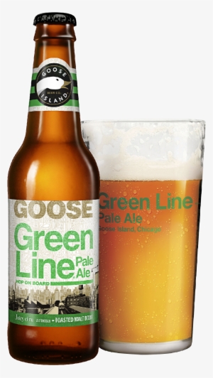 Goose Island Green Line Pale Ale Beer Sampling - Goose Island Green Line