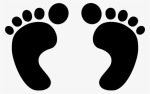 baby footprints clipart free