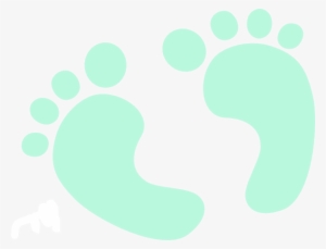 Blue Baby Feet Clip Art 1666957 - Clip Art