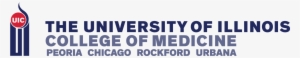 Secondary B&w Logo - University Of Illinois Medical School Logo Peoria