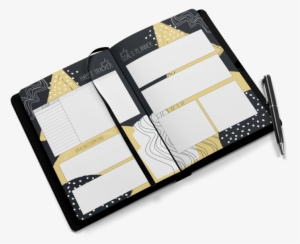 An Organicer Planner Open To The Habits Page - Organicer