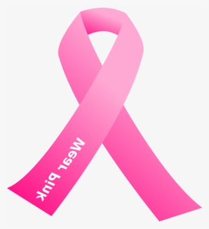 Cancer Awareness Pink Ribbon Clip Art At Clker Com - Breast Cancer Ribbon Zta