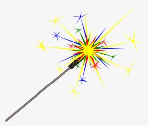 Clip Art For Liturgical Year Fireworks Sparkler Download - Firework Sparklers Clipart