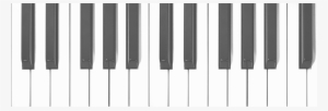 Piano Keys Png Transparent - Transparent Background Png Piano Keys
