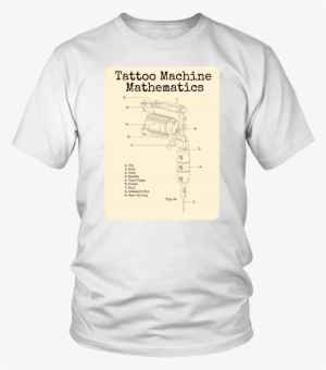 Tattoo Machine Mathematics T-shirt For Him - Ocasio Cortez T Shirt