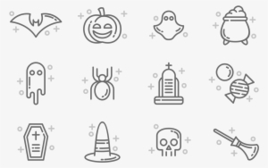 Halloween Icons Vector - Halloween Icons Transparent Cute