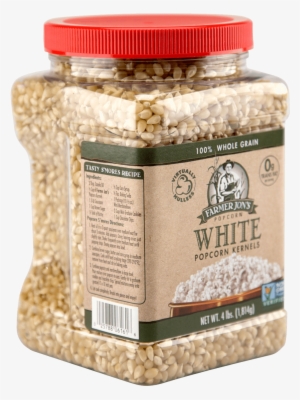 Farmer Jon's Virtually Hulless White Popcorn Kernels - Farmer Jon's Party Bag Popcorn