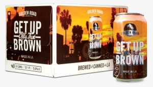 Brown Box Can - Golden Road Get Up Offa That Brown Beer - 12 Fl Oz