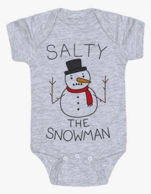 Salty The Snowman Baby Onesy - Feminist Baby Clothes