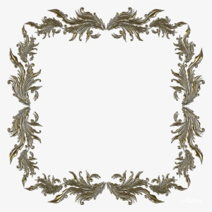 Elegant Frame Png - Noteworthy Collections Ns-393 Leafy Square Custom Snap