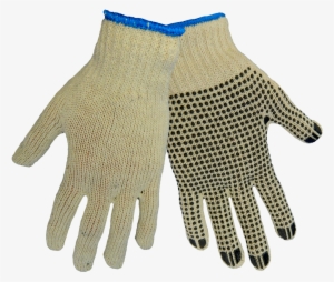 S55d1 Global Glove Safe Knit Glove With Gripping Black - Global Glove S55d1 Economy Weight Dotted String Knit