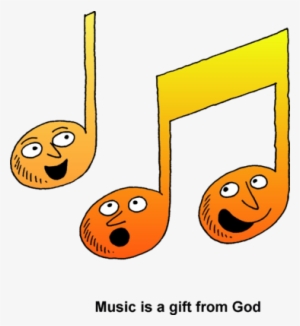 Christian Clip Art Music Notes - Happy Music Notes Clipart