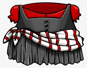 Striped Sash Dress - Club Penguin Rockhopper