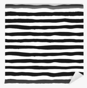 Grunge Seamless Pattern Of Black And White Lines, Seamless - Monochrome