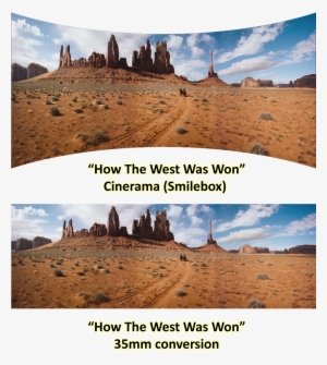 Cinerama Example Of 'how The West Was Won' - Conquete De L Ouest
