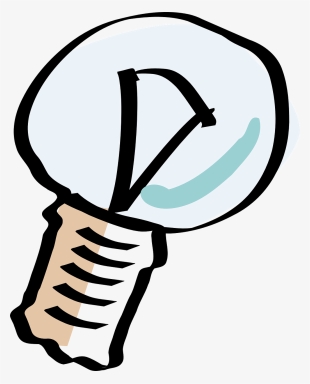 Cartoon Light Bulb Svg Clip Arts 486 X 602 Px