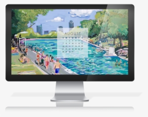 Download Artwork - August Calendar 2017 Desktop