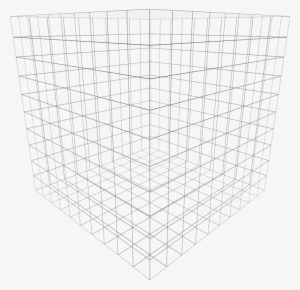 For Simplicity, Let's Assume That The 3d Cube Is Actually - Grid Cube Png