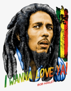 Bob Marley I Wanna Love Ya - Bob Marley Picture Png