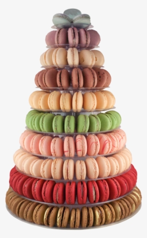 A Clear Plastic 10 Layer Tower Holding Up To 230 Macarons, - The Majestic