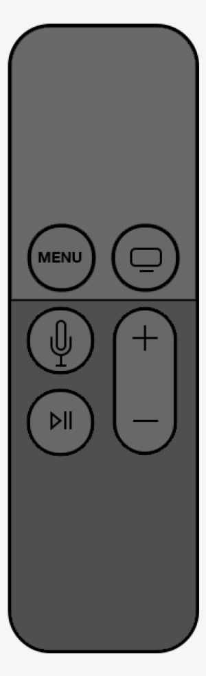 New Apple Siri Remote Png - Apple Tv Remote Png