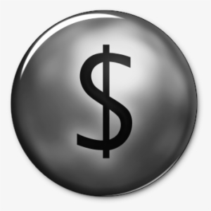Dollar Sign Icon - Silver Facebook Logo Png