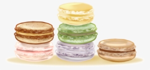 Macaroons Drawing Svg - Macaron Clipart Black And White Transparent PNG ...