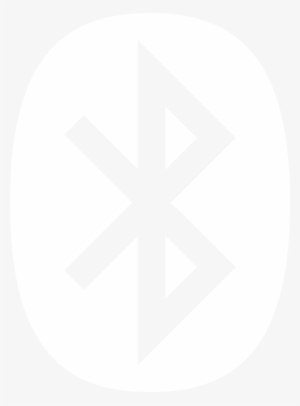 Bluetooth Logo Black And White - Twitter White Icon Png
