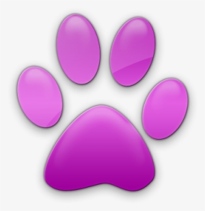 Pink Cat Paw Clipart - Kitty Cat Paw Prints