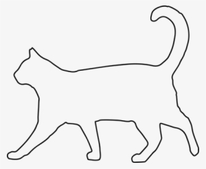 Cat, Kitten, Animal, Domestic Cat, Is - Cat Outline Shape