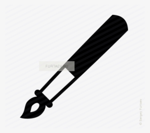 Vector Icon Of Paintbrush - Hand Tool